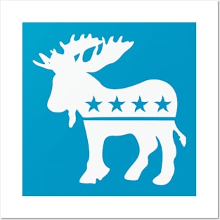 North Country Young Democrats Moose Posters and Art